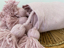 Baby Pink Pom-Pom Blanket