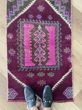 "Bryn" Vintage Turkish Runner: 10'x2'