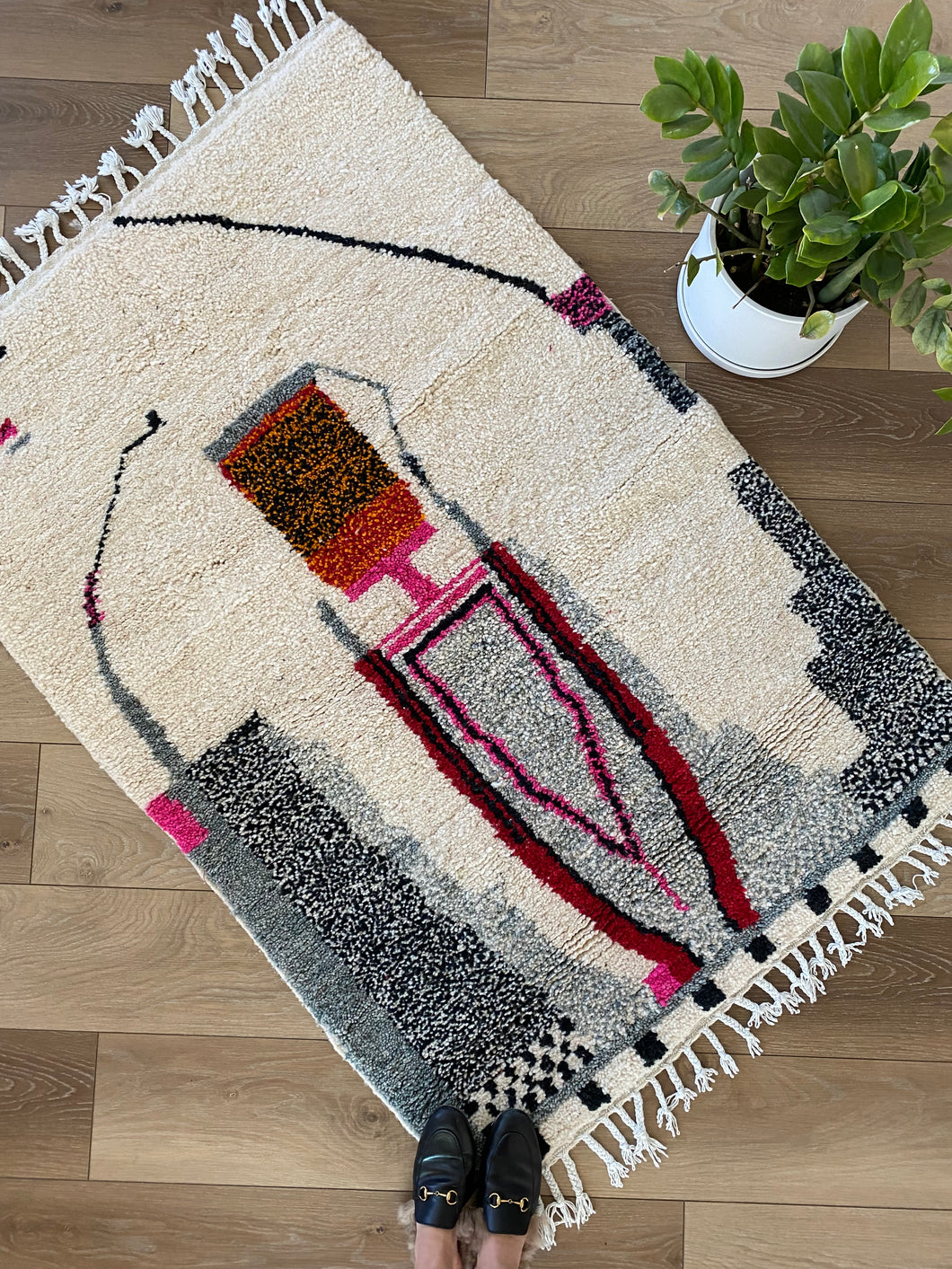 Moroccan Rug (1): 6'x3'9