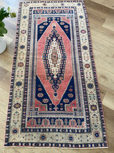 "Elin" Vintage Turkish Rug: 7'5" x 3'9"