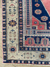 "Elin" Vintage Turkish Rug: 7'5" x 3'9"