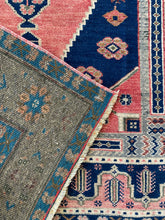 "Elin" Vintage Turkish Rug: 7'5" x 3'9"