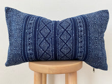 "Indigo" Lumbar Pillow Cover
