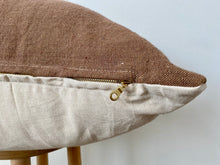 "Mia" Pillow Cover in Tobacco