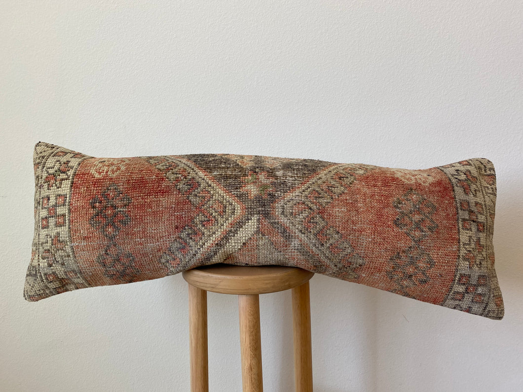 XL Turkish Rug Lumbar Pillow Cover