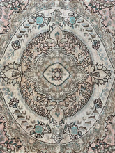 "Delia" Large Vintage Persian Rug: 9'6" x 6'4"