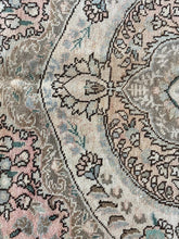 "Delia" Large Vintage Persian Rug: 9'6" x 6'4"