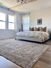 "Delia" Large Vintage Persian Rug: 9'6" x 6'4"