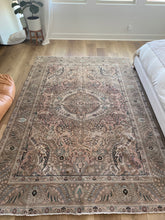 "Delia" Large Vintage Persian Rug: 9'6" x 6'4"