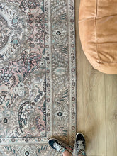 "Delia" Large Vintage Persian Rug: 9'6" x 6'4"