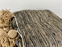 Tan/Black Pom-Pom Blanket