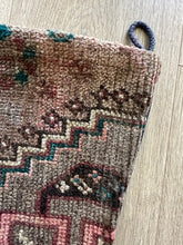 Turkish Vintage Rug Holiday Stocking (1)