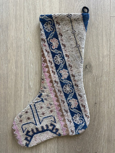 Turkish Vintage Rug Holiday Stocking (6)
