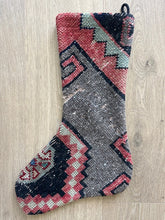 Turkish Vintage Rug Holiday Stocking (11)