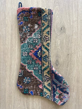 Turkish Vintage Rug Holiday Stocking (28)