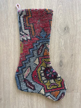 Turkish Vintage Rug Holiday Stocking (29)