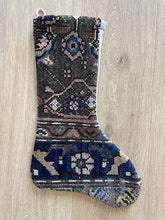 Turkish Vintage Rug Holiday Stocking (41)