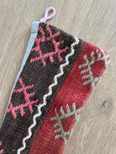 Turkish Vintage Rug Holiday Stocking (47)