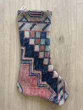 Turkish Vintage Rug Holiday Stocking (50)