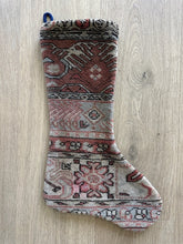 Turkish Vintage Rug Holiday Stocking (53)