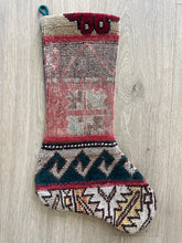 Turkish Vintage Rug Holiday Stocking (54)