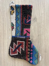 Turkish Vintage Rug Holiday Stocking (55)