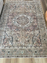 "Delia" Large Vintage Persian Rug: 9'6" x 6'4"